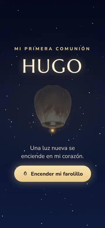 Portada de la plantilla Noche de luz